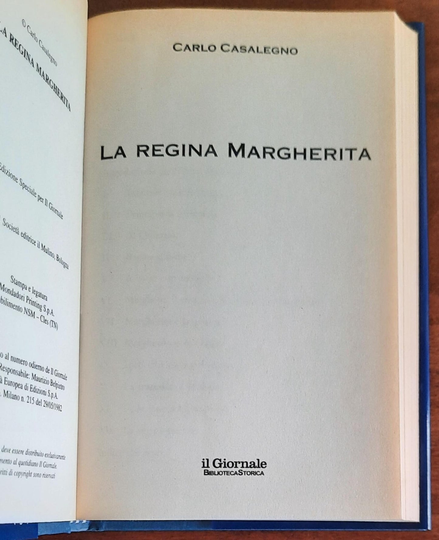 La Regina Margherita - Il Giornale - Biblioteca Storica