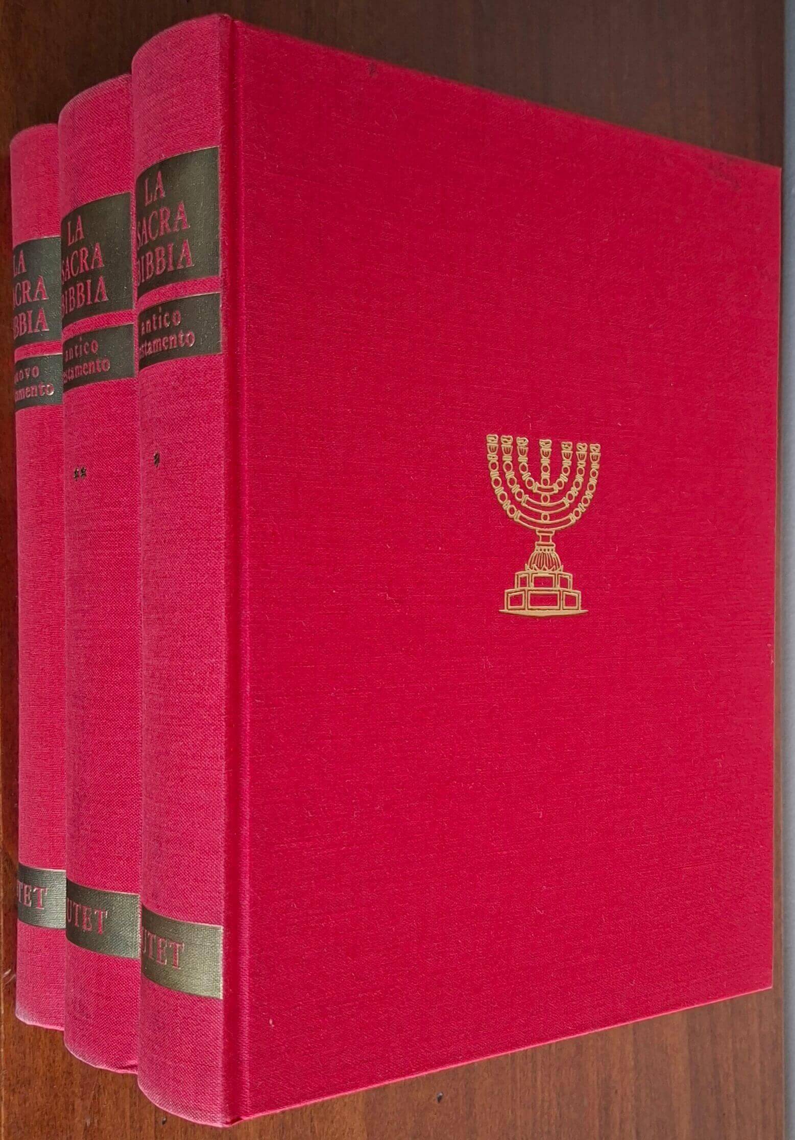 La Sacra Bibbia - in 3 vol. - Utet