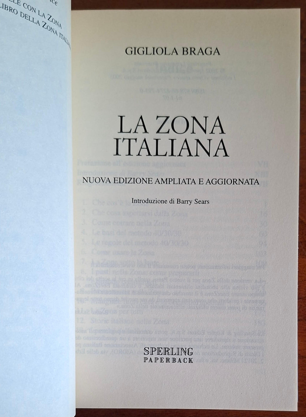 La Zona italiana - Gigliola Braga - Sperling Paperback