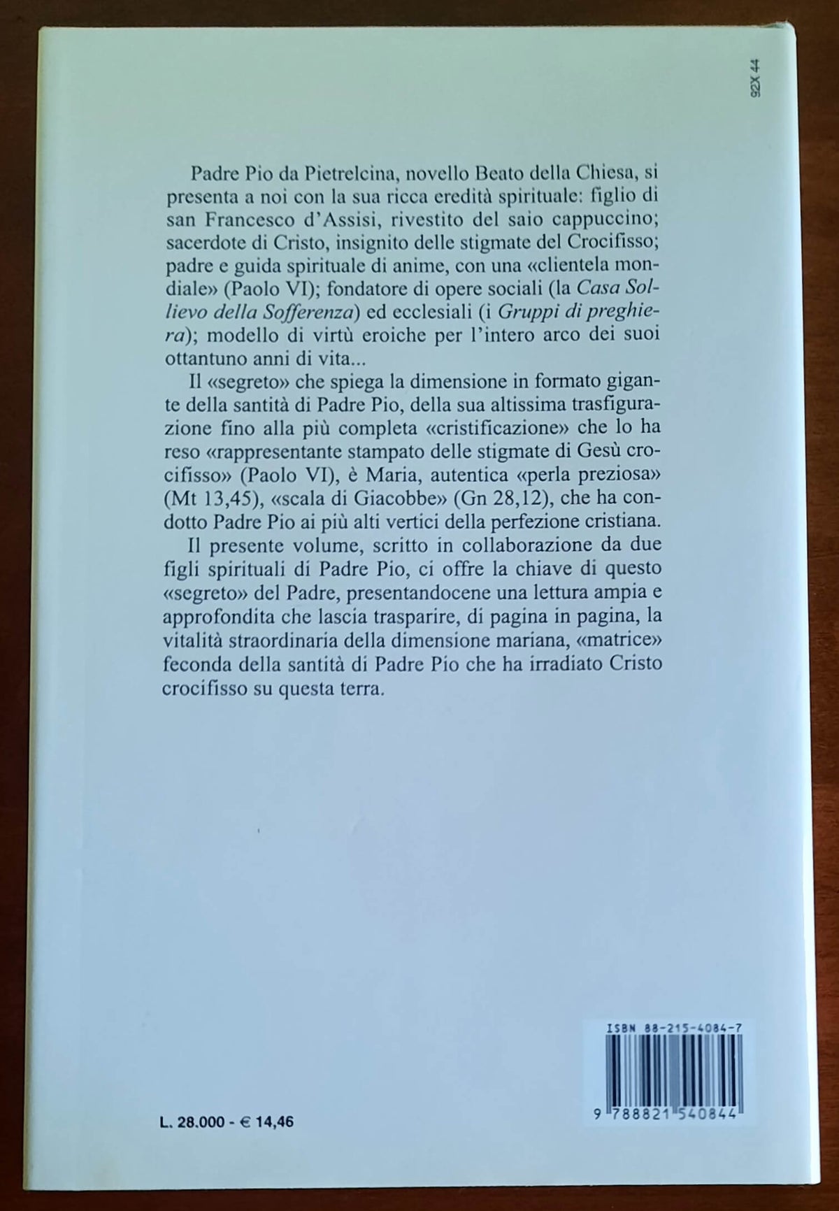 La «Dolce Signora» di Padre Pio. Il mistero di Maria nella vita del Beato di Pietrelcina