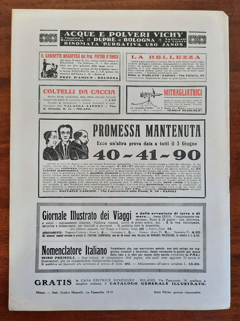 La Guerra Italiana Cronistoria Illustrata degli Avvenimenti - 2 Luglio 1916 - III Serie n.8 - Sonzogno