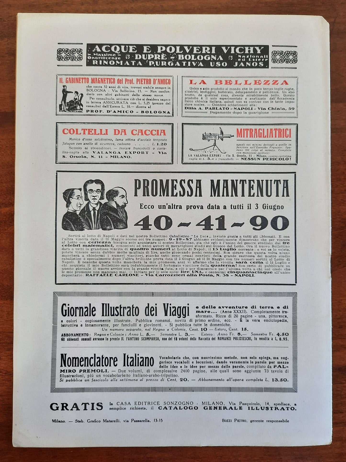 La Guerra Italiana Cronistoria Illustrata degli Avvenimenti - 2 Luglio 1916 - III Serie n.8 - Sonzogno