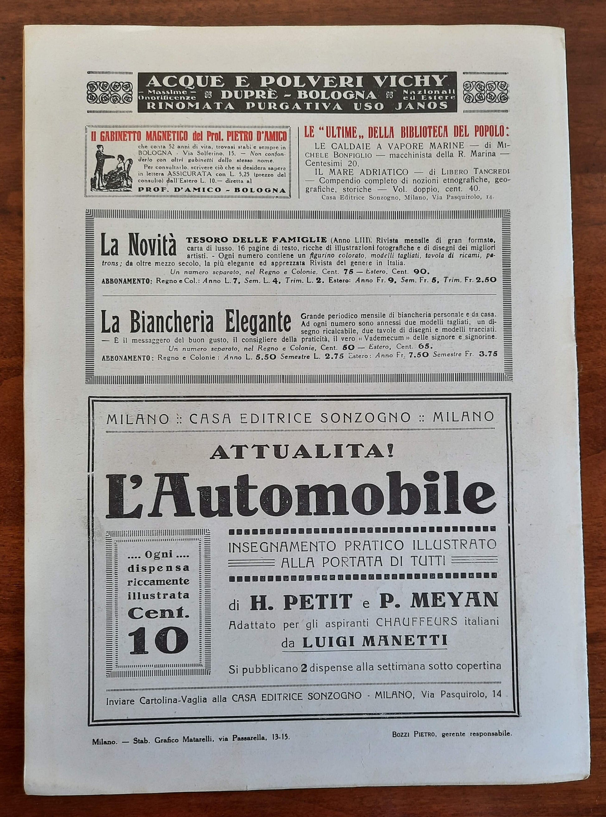 La Guerra Italiana Cronistoria Illustrata degli Avvenimenti - 4 Giugno 1916 - III Serie n.4 - Sonzogno