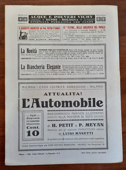 La Guerra Italiana Cronistoria Illustrata degli Avvenimenti - 4 Giugno 1916 - III Serie n.4 - Sonzogno