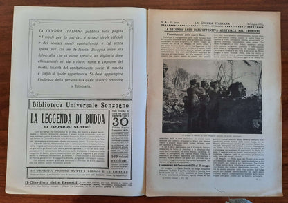 La Guerra Italiana Cronistoria Illustrata degli Avvenimenti - 4 Giugno 1916 - III Serie n.4 - Sonzogno