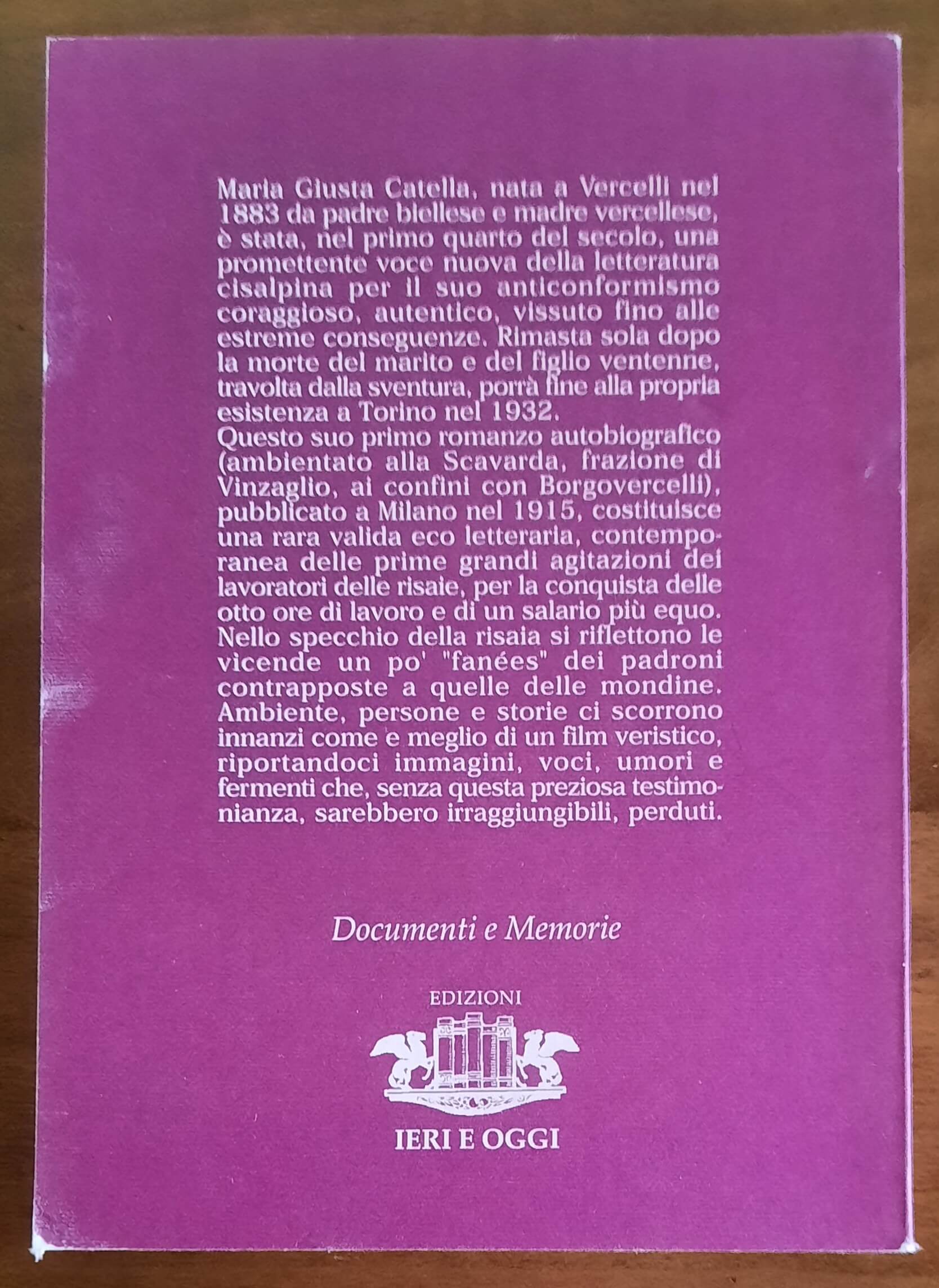 La casa senza lampada - di Maria Giusta Catella - Edizioni Ieri E Oggi