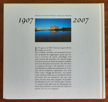 La scienza oltre le nuvole. 100 anni di storia dell’Istituto Scientifico Angelo Mosso al Col d’Olen sul Monte Rosa