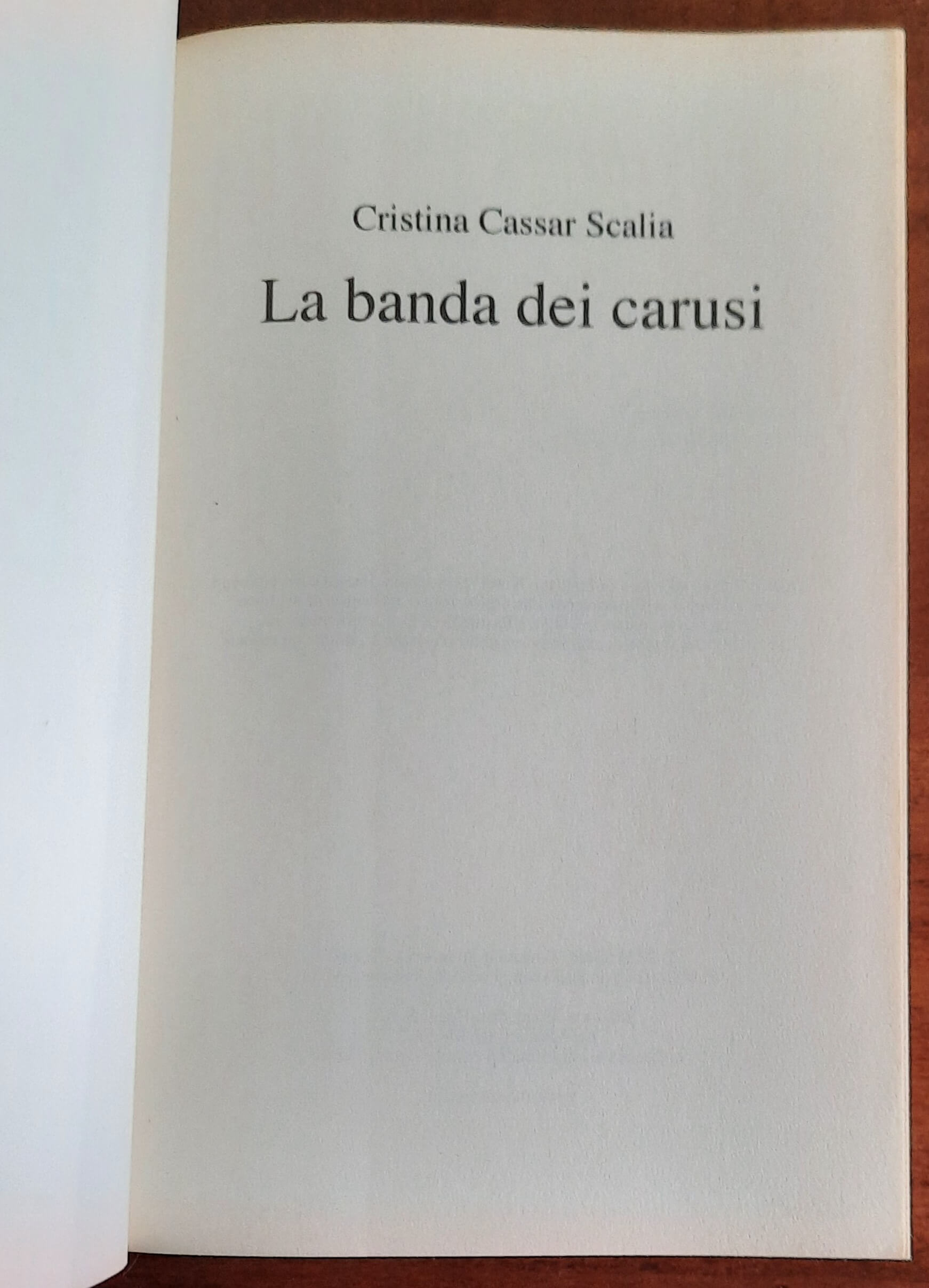 La banda dei carusi - di Cristina Cassar Scalia - Mondolibri