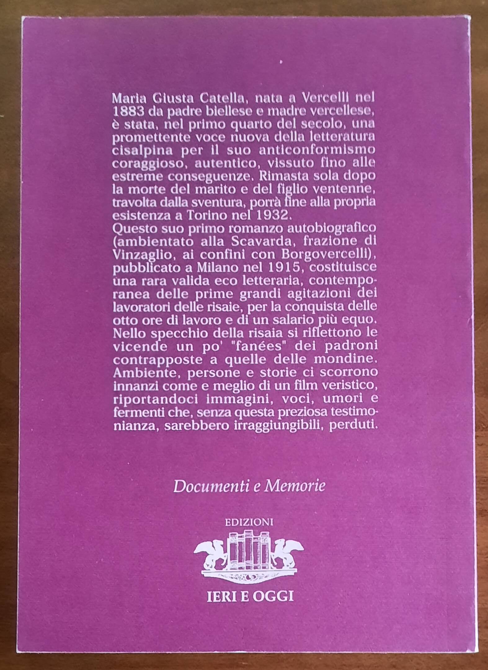 La casa senza lampada - di Maria Giusta Catella - Edizioni Ieri E Oggi