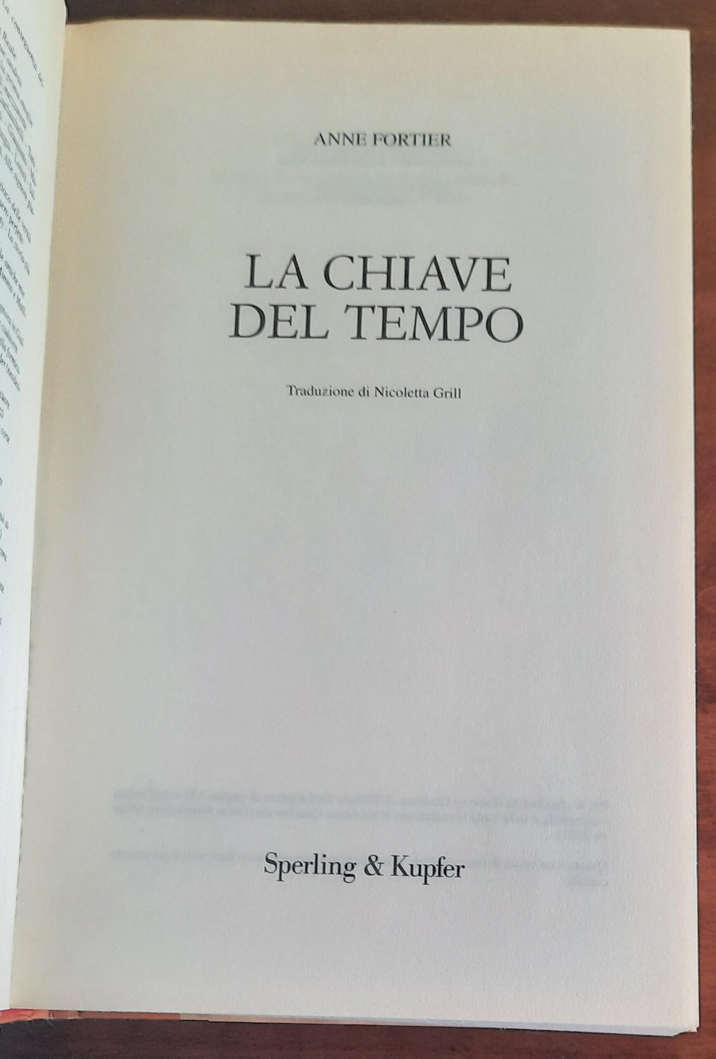 La chiave del tempo - di Anne Fortier