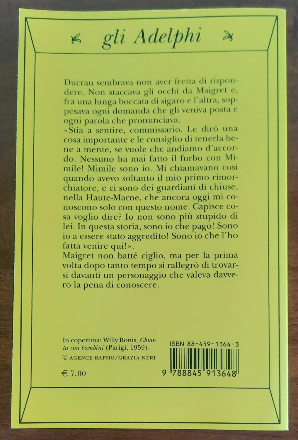 La chiusa n. 1 - di Georges Simenon - Libreria Biellese