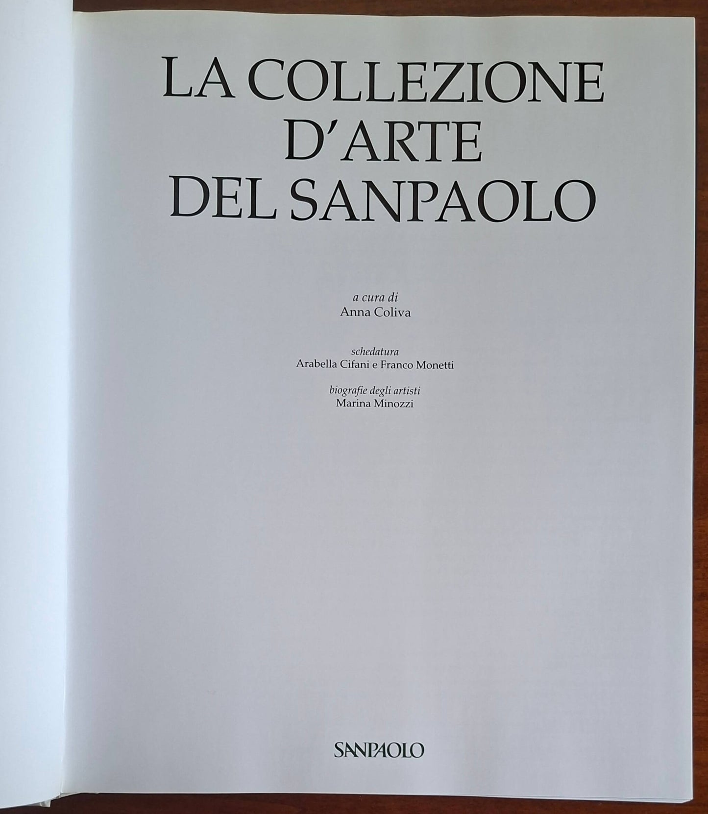 La collezione d'arte del Sanpaolo - Gruppo Bancario Sanpaolo - Silvana Editoriale
