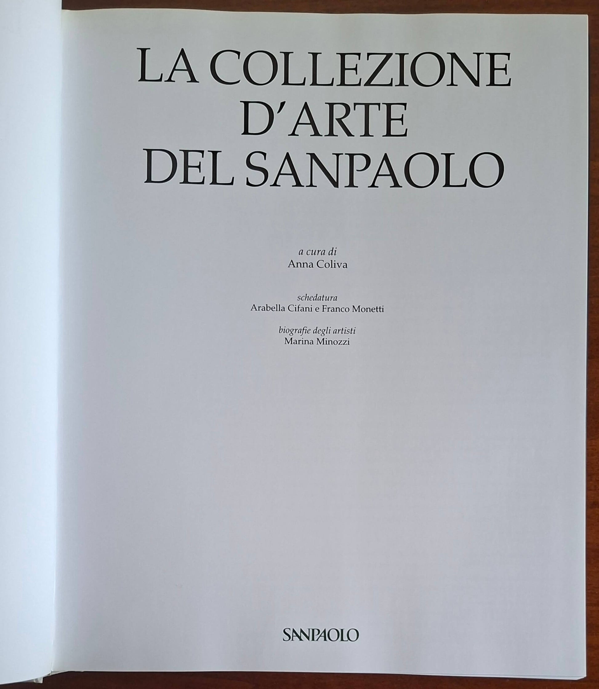 La collezione d'arte del Sanpaolo - Gruppo Bancario Sanpaolo - Silvana Editoriale