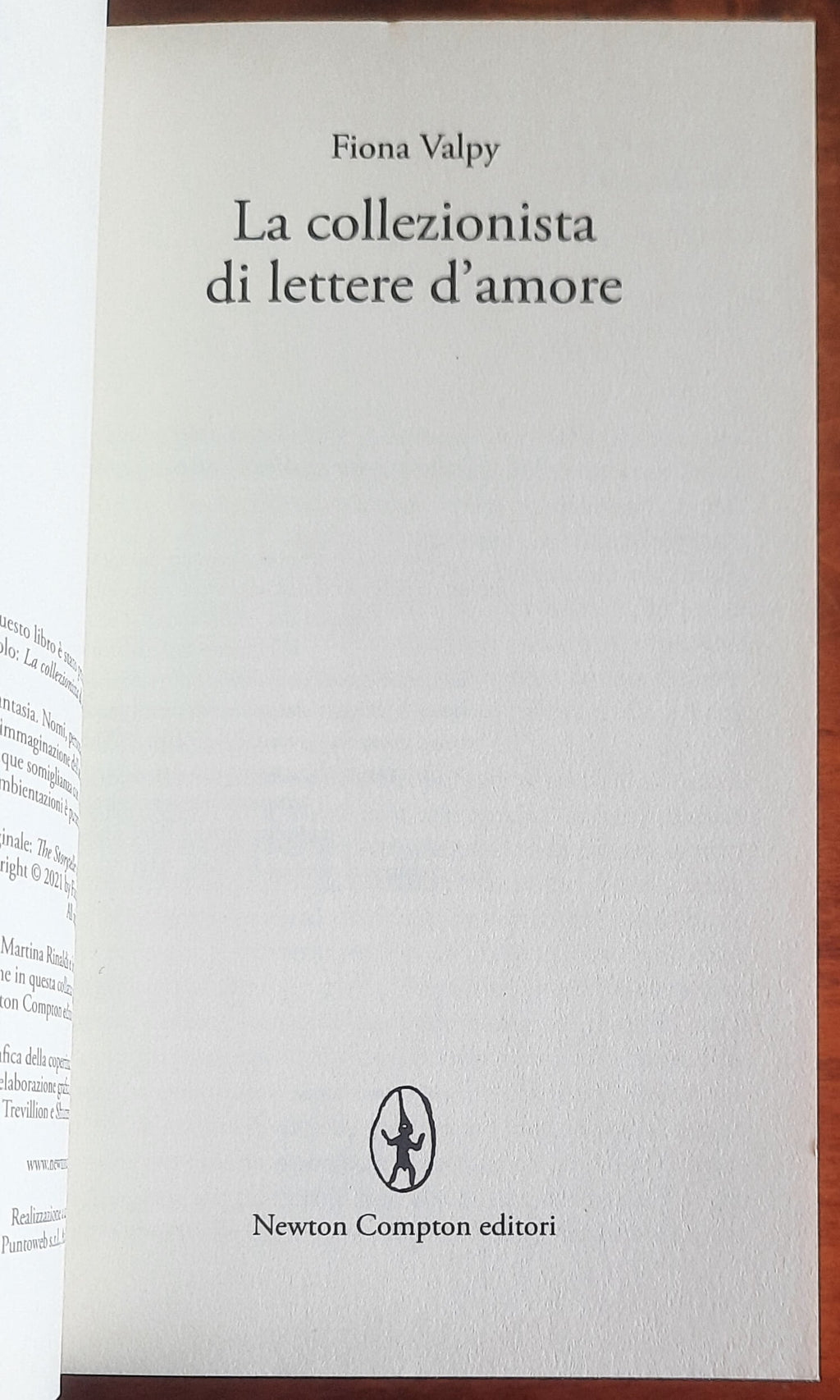 La collezionista di lettere d'amore - di Fiona Valpy - Newton Compton