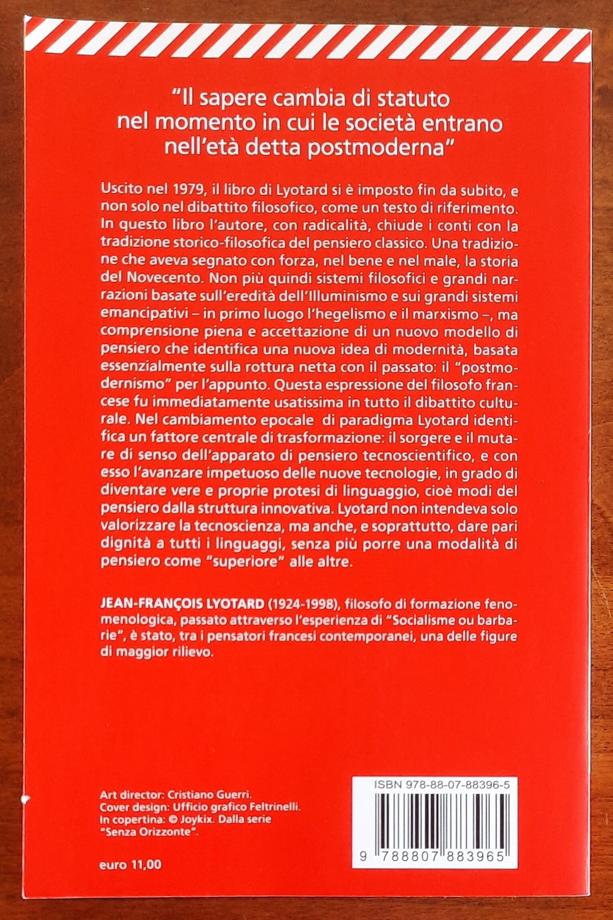 La condizione postmoderna. Rapporto sul sapere - Jean-François Lyotard