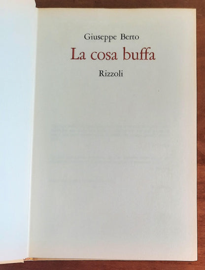 La cosa buffa - di Giuseppe Berto