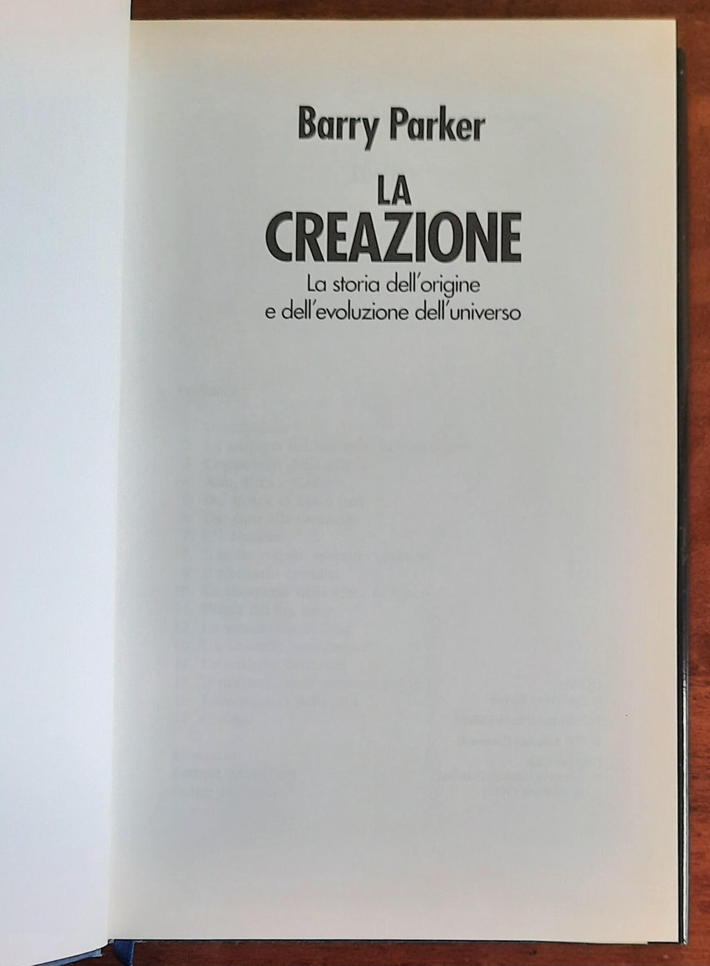 La creazione. La storia dell’origine e dell’evoluzione dell’universo