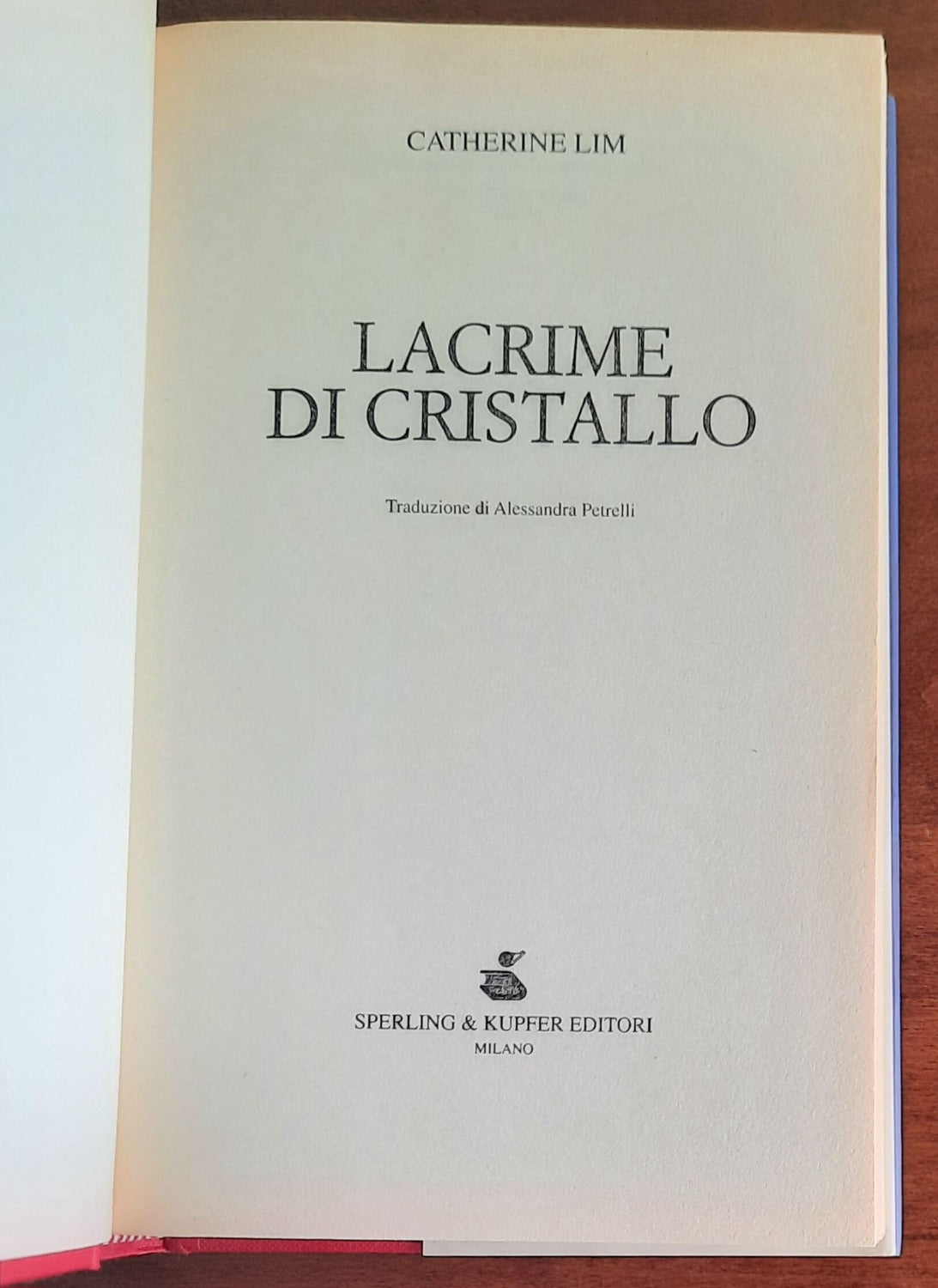 Lacrime di cristallo - di Catherine Lim