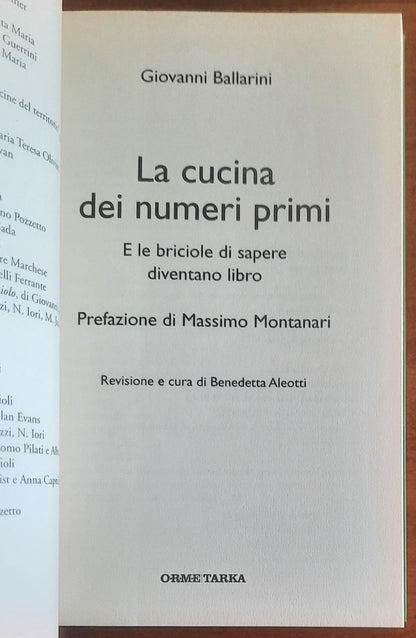 La cucina dei numeri primi. E le briciole di sapere diventano libro