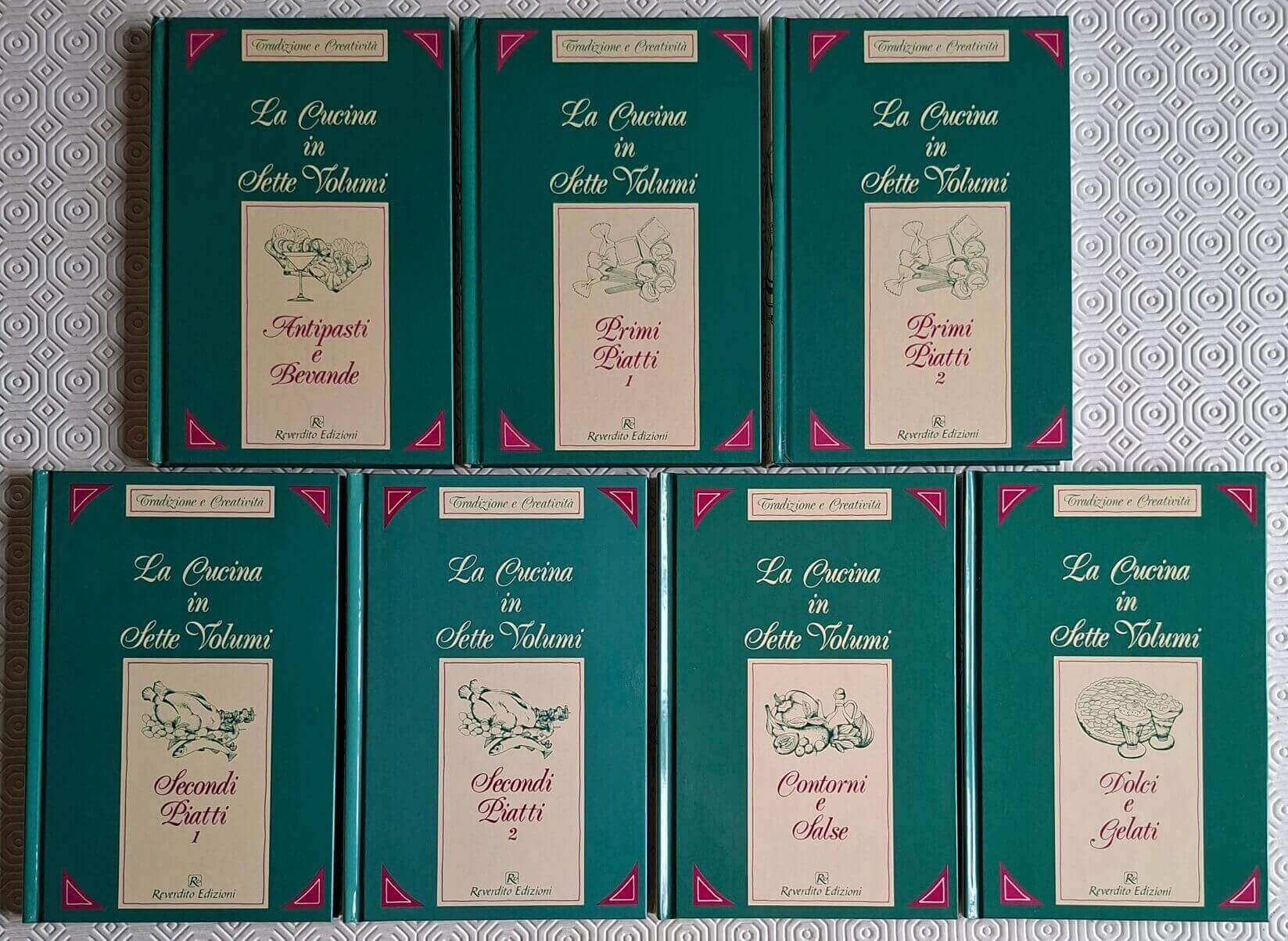 La cucina in sette volumi - Stella Donati - Reverdito Edizioni