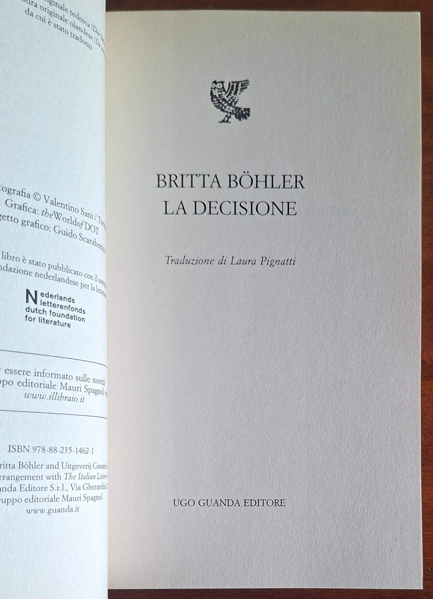 La decisione - di Britta Bohler - Guanda