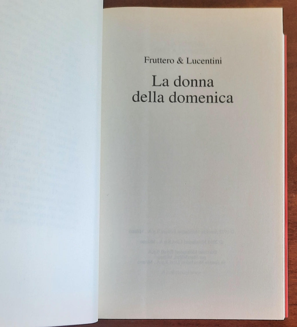 La donna della domenica - di C. Fruttero e F. Lucentini