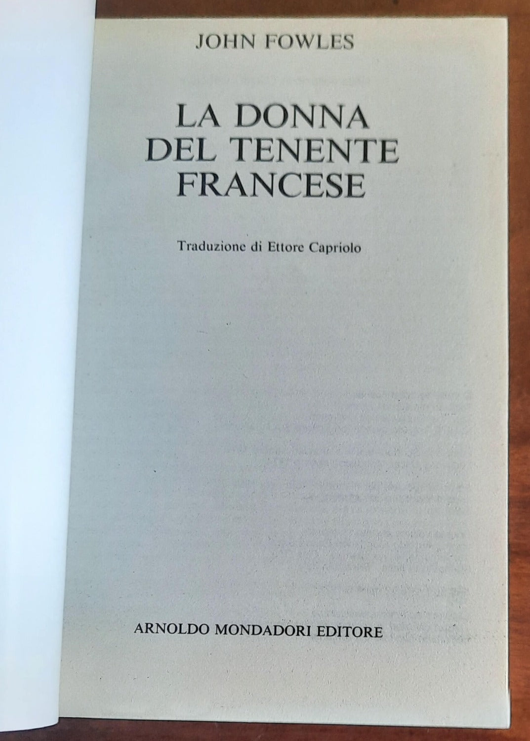 La donna del tenente francese - di John Fowles