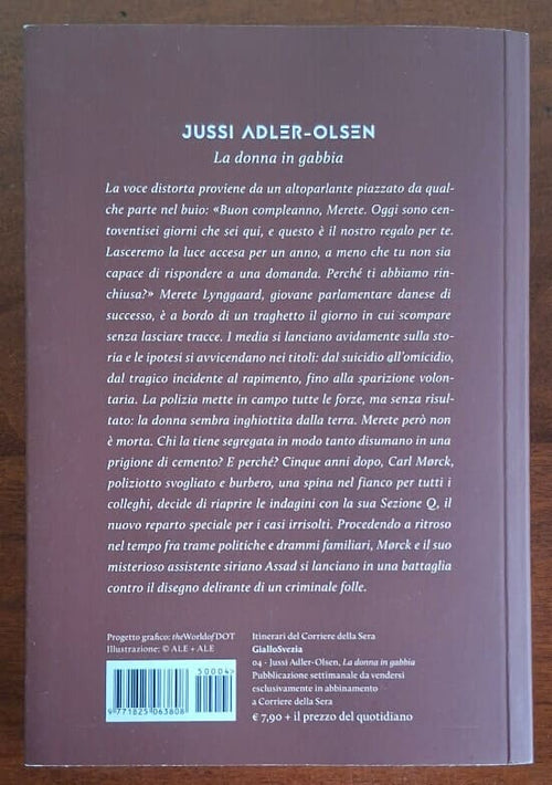 La donna in gabbia - Jussi Adler-Olsen - GialloSvezia - Cds