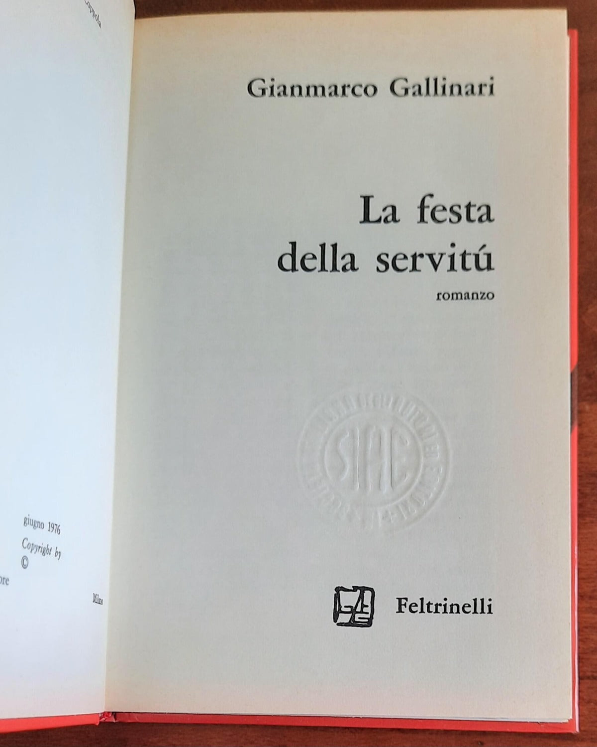 La festa della servitù - di Gianmarco Gallinari