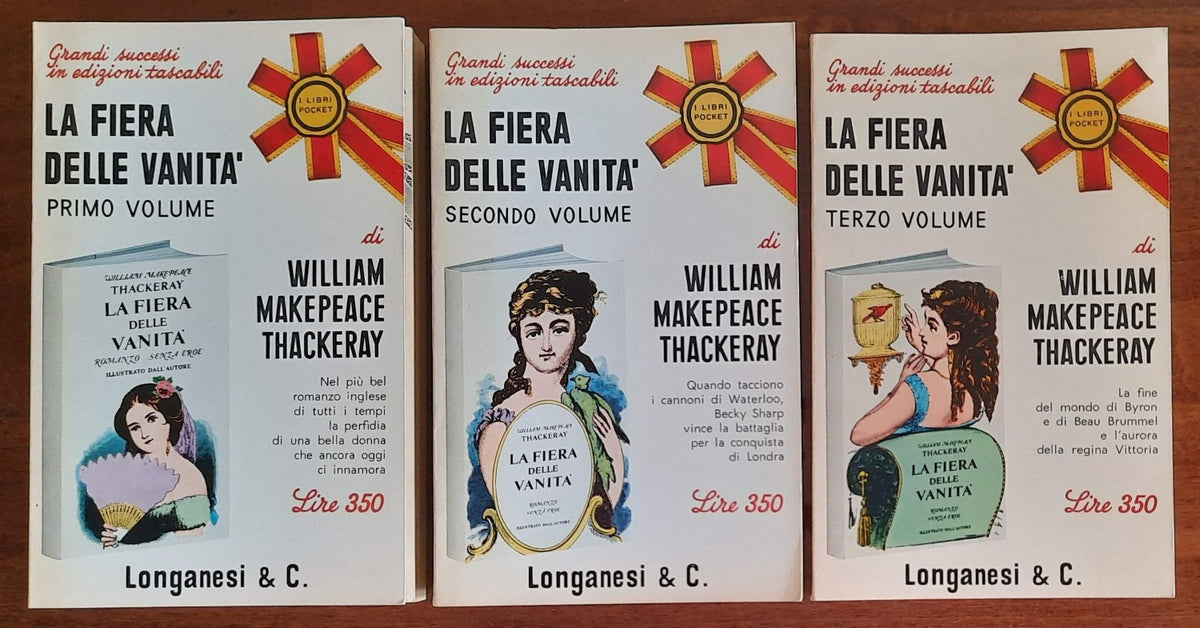 La fiera delle vanità - in 3 vol. - Libreria Biellese