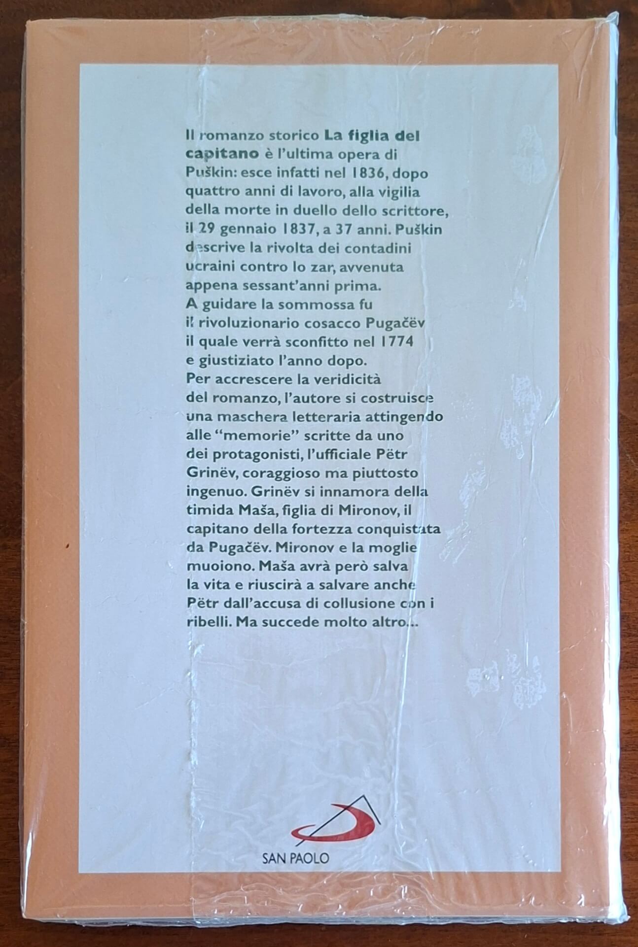 La figlia del capitano - di Aleksandr Puskin - Ediz. San Paolo