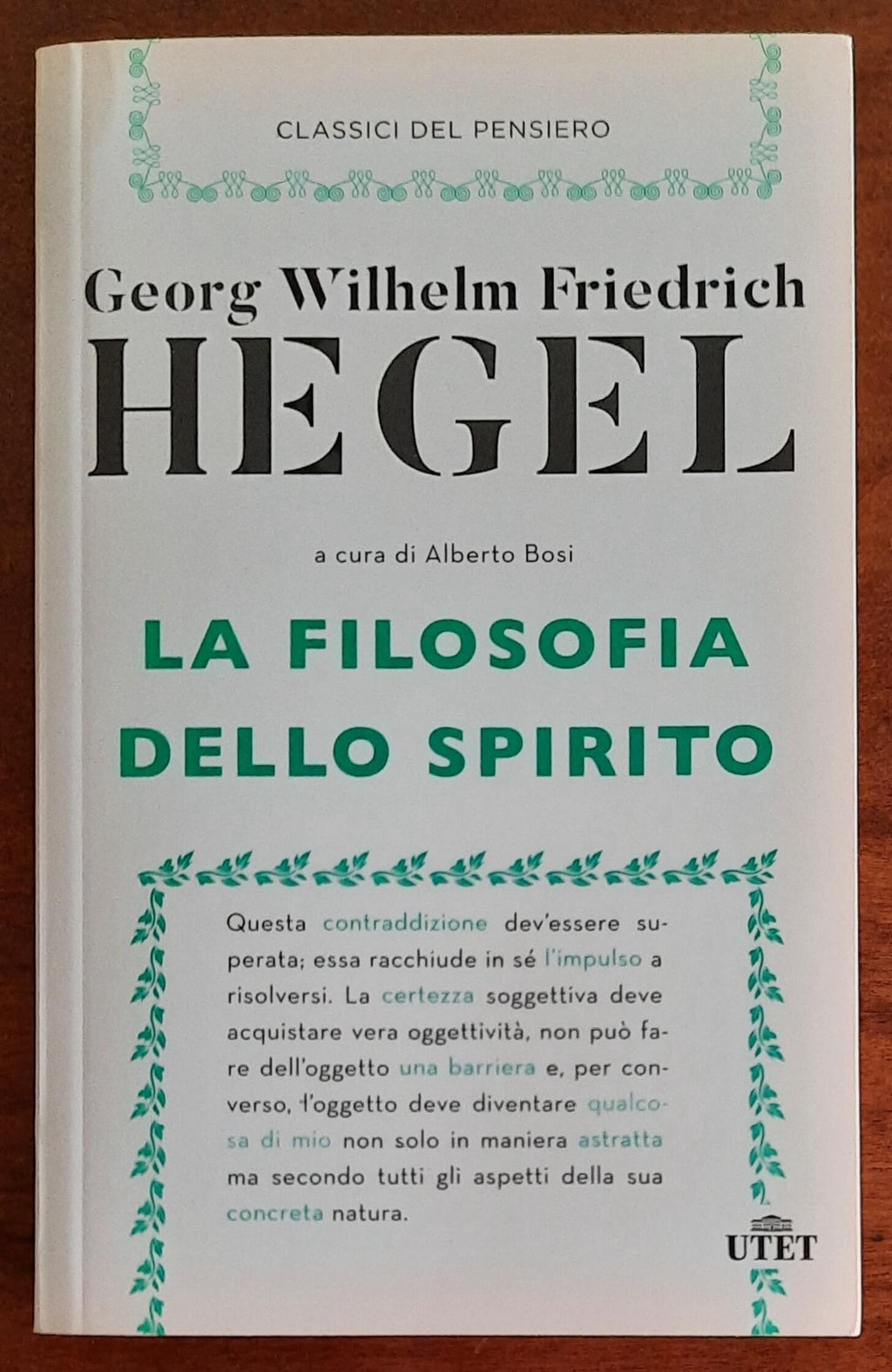 La filosofia dello spirito - Hegel - Classici del pensiero