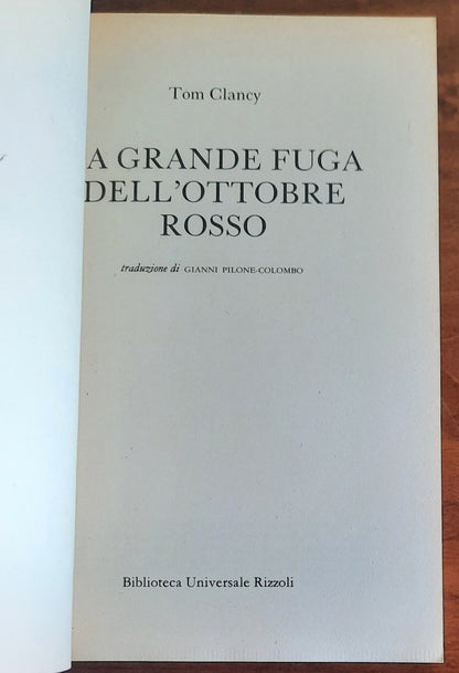 La grande fuga dell’Ottobre Rosso