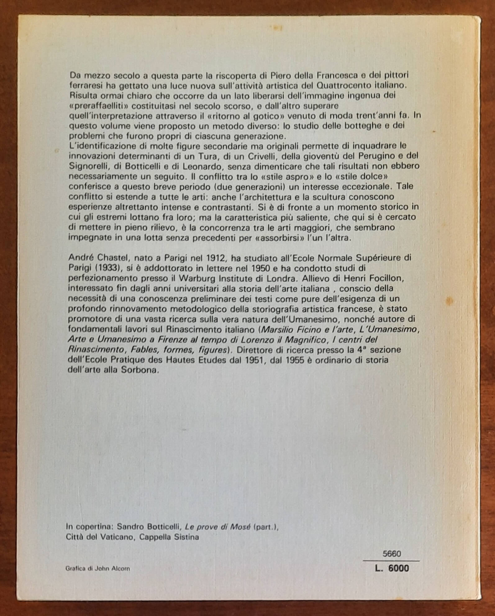 La grande officina. Arte Italiana 1460 - 1500 - di  Andre Chastel - B.U.R