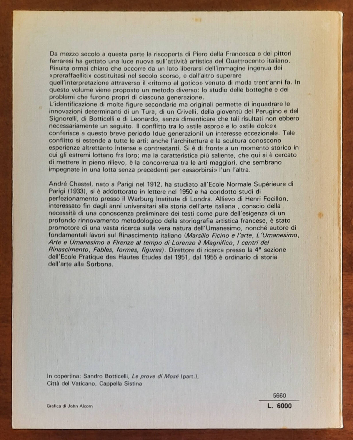 La grande officina. Arte Italiana 1460 - 1500 - di  Andre Chastel - B.U.R