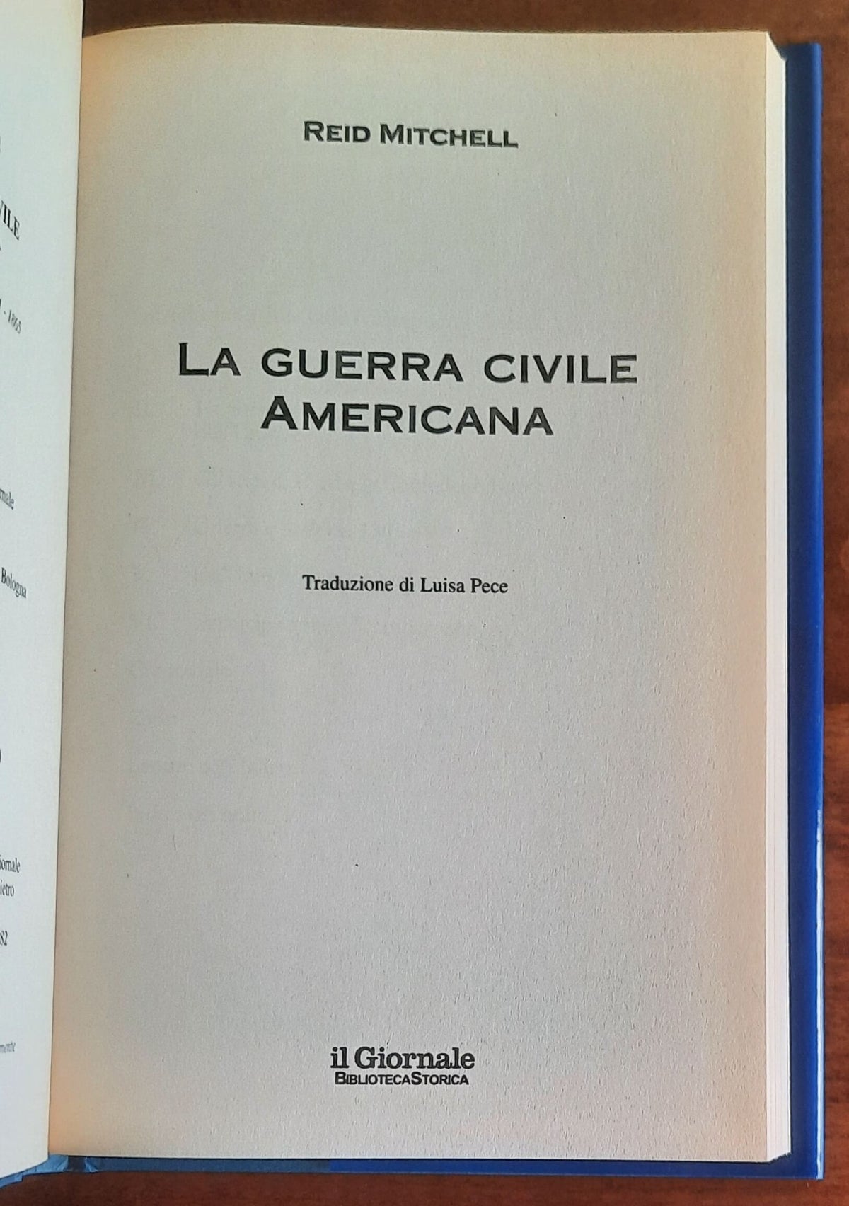 La guerra civile americana - Biblioteca Storica
