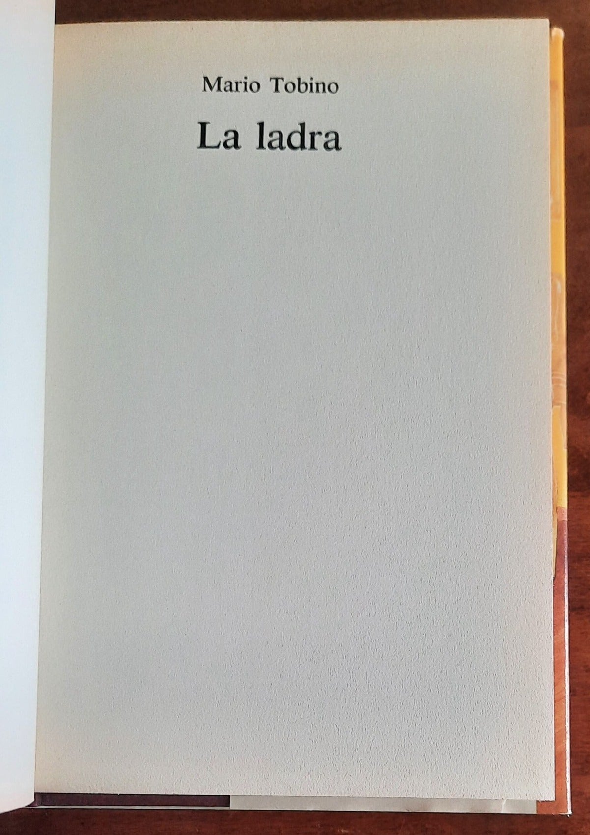 La ladra di Mario Tobino CDE Libreria Biellese