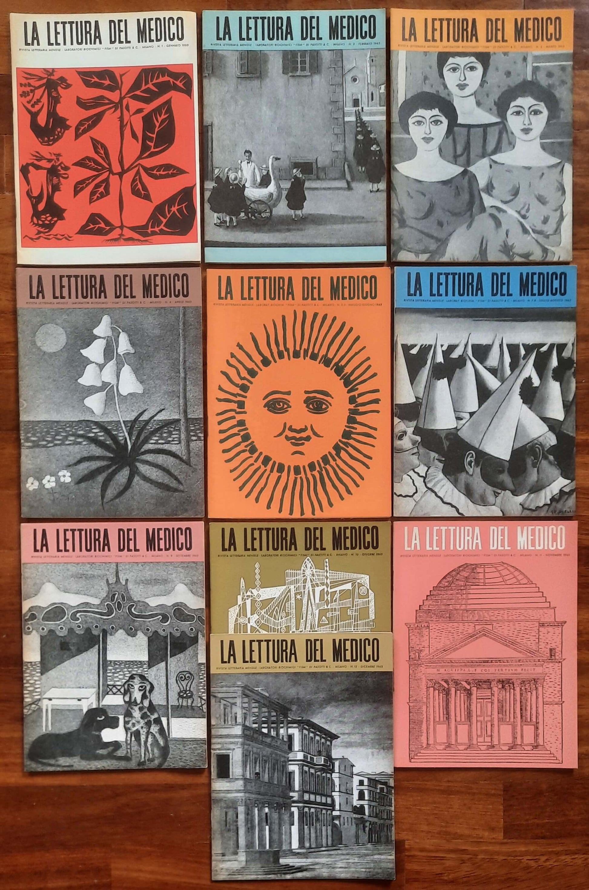 La lettura del medico - 37 numeri - 1961-1962-1963-1964 - Laboratori FISM
