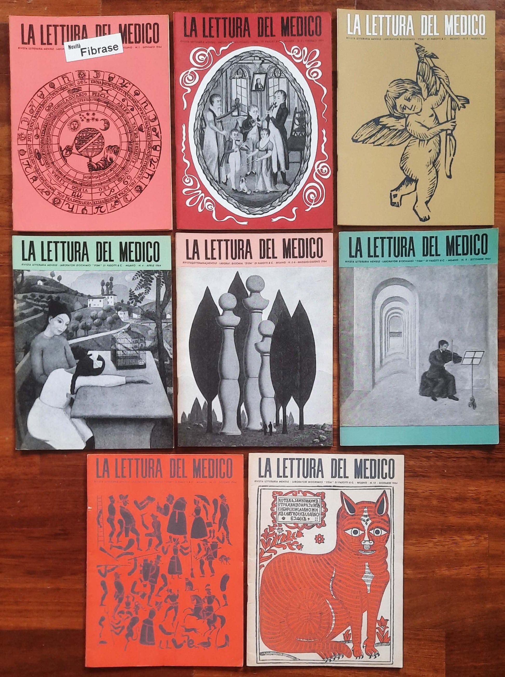 La lettura del medico - 37 numeri - 1961-1962-1963-1964 - Laboratori FISM