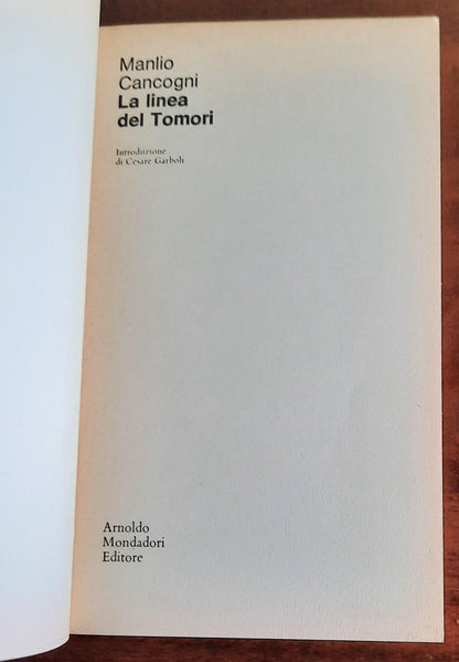 La linea del Tomori - di Manlio Cancogni