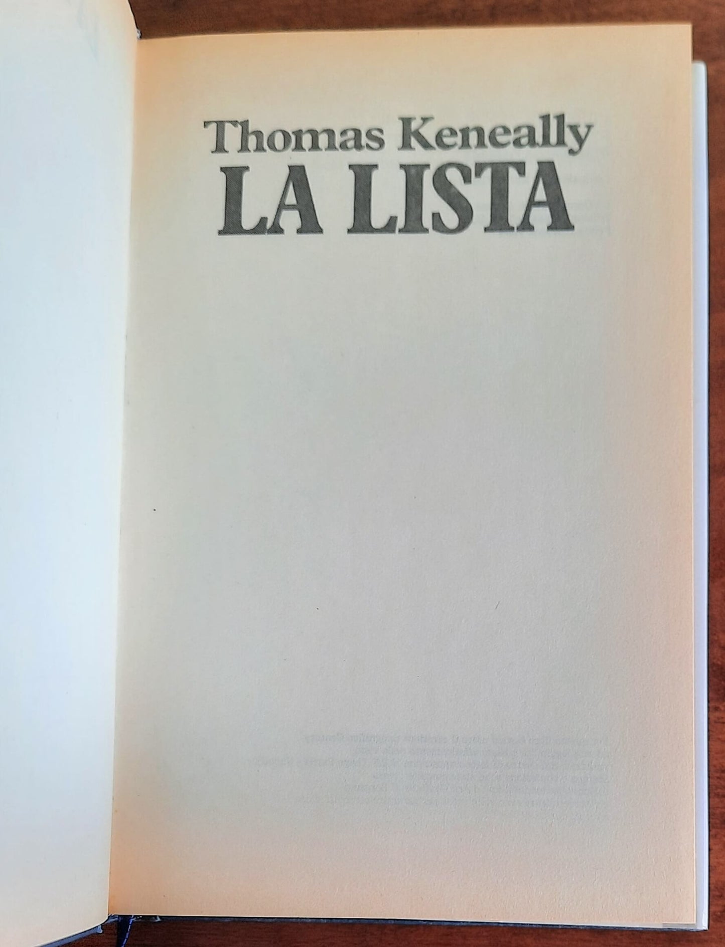 La lista (di Schindler) - di Thomas Keneally - Ed. Club