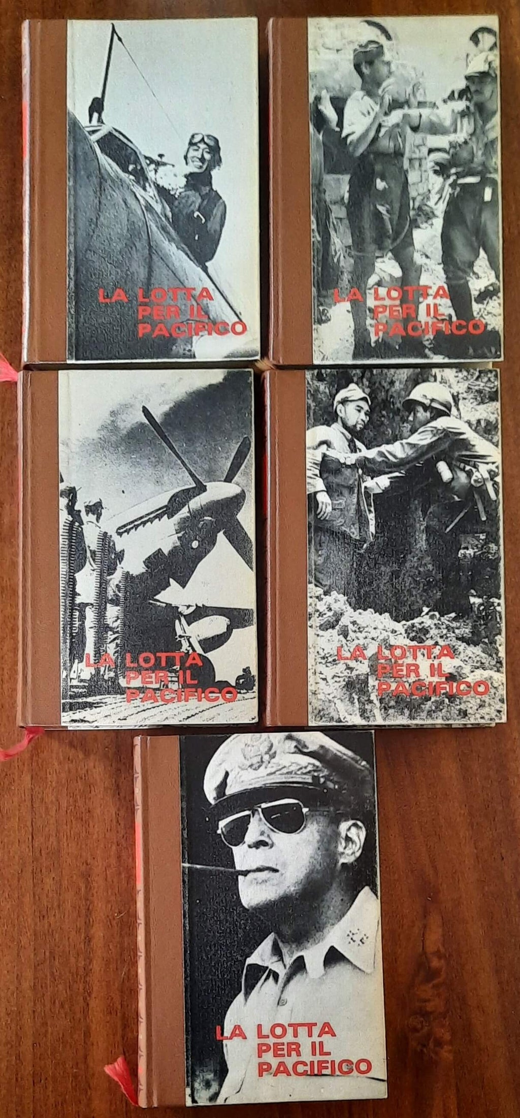 La lotta per il Pacifico - 5 volumetti - Ed. Ferni - 1972