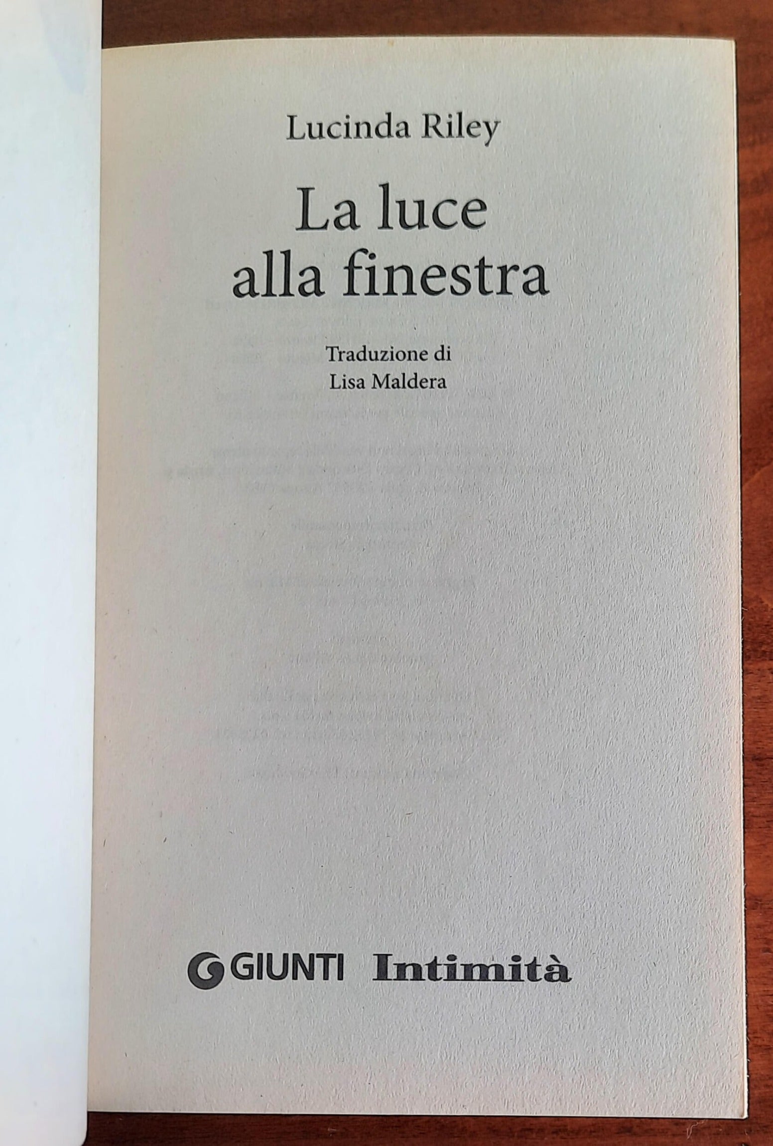 La luce alla finestra - di Lucinda Riley - 2021