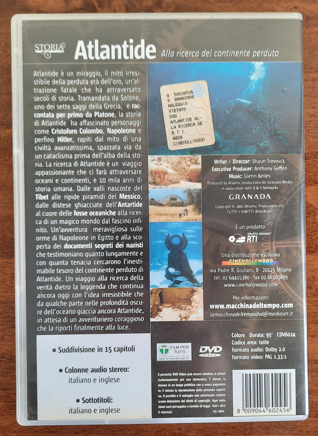 La macchina del tempo. Atlantide alla ricerca del continente perduto - Dvd