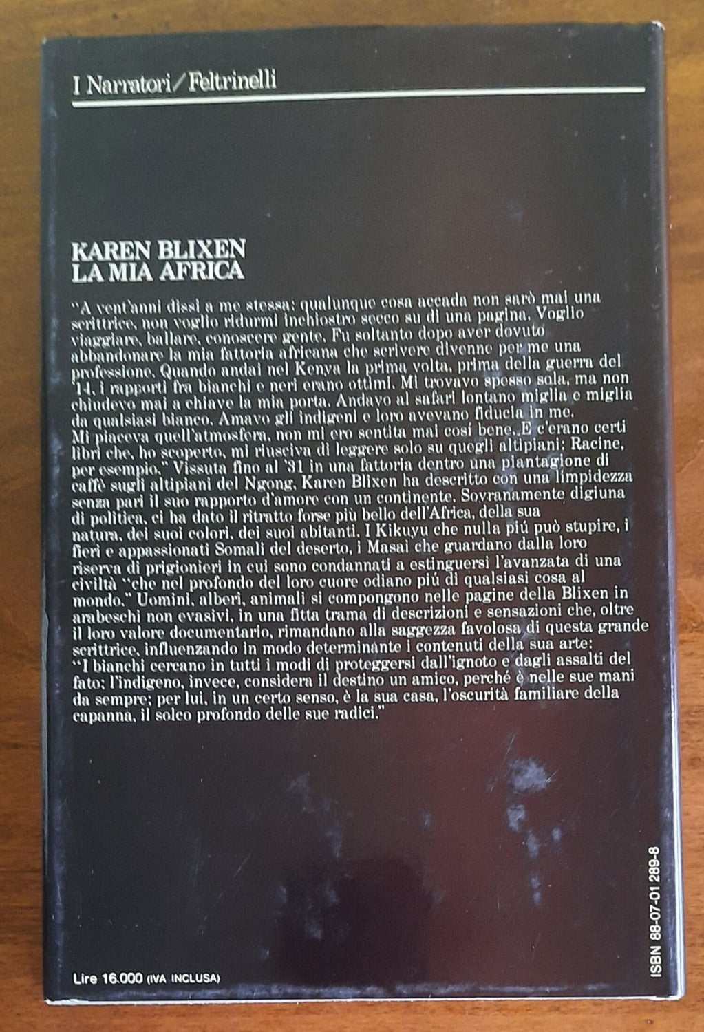 La mia Africa - di Karen Blixen