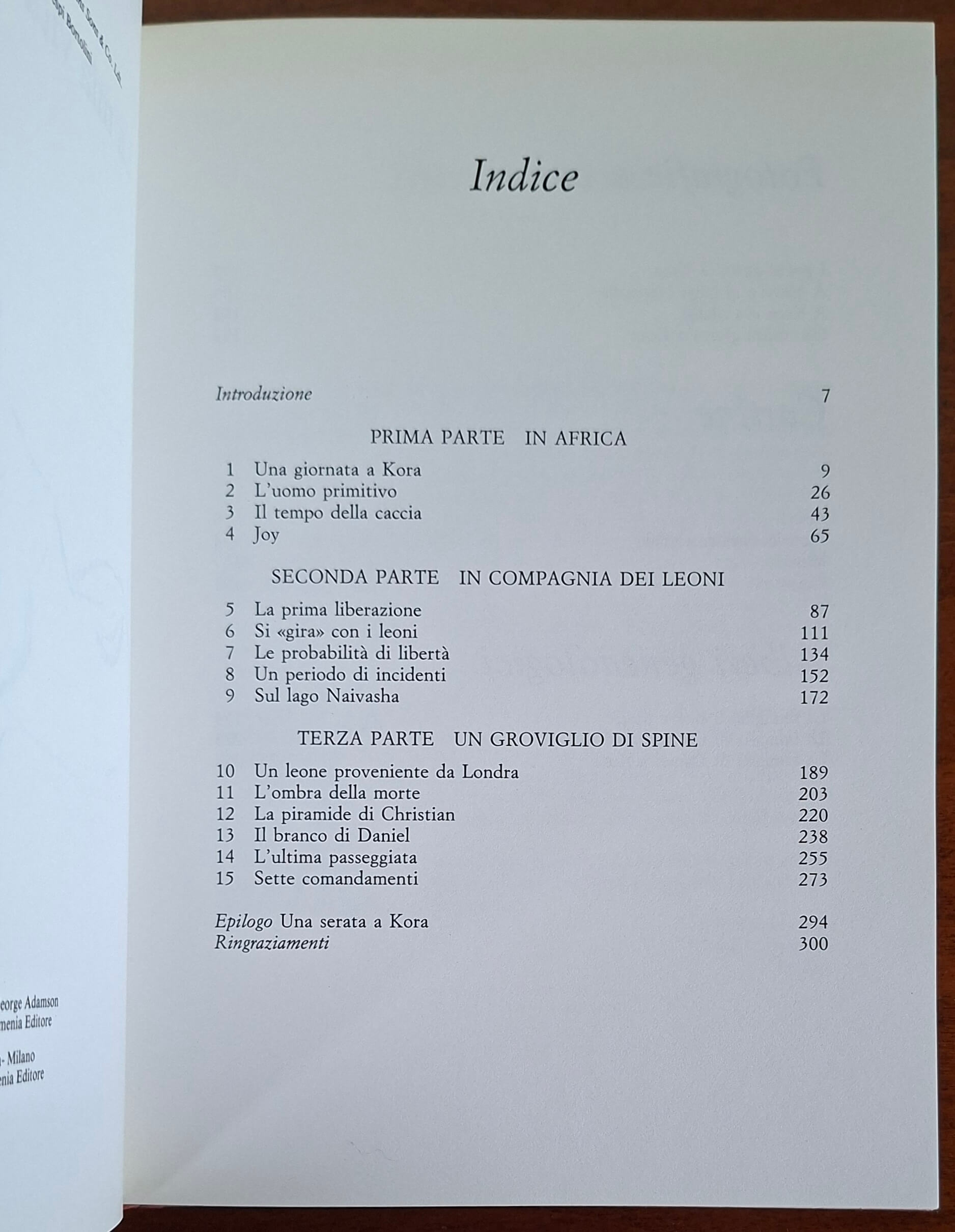 La mia vita con i leoni - George Adamson - CDE