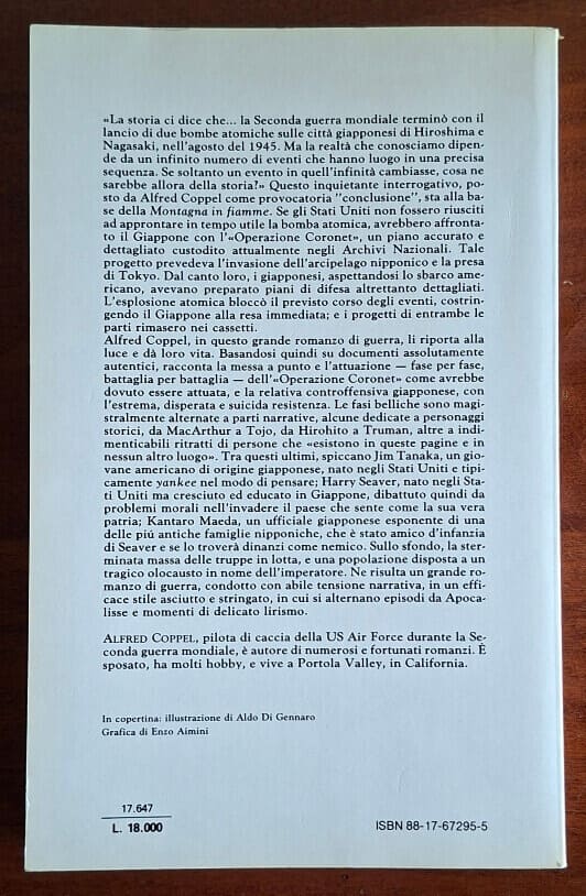 La montagna in fiamme - Alfred Coppel - Rizzoli