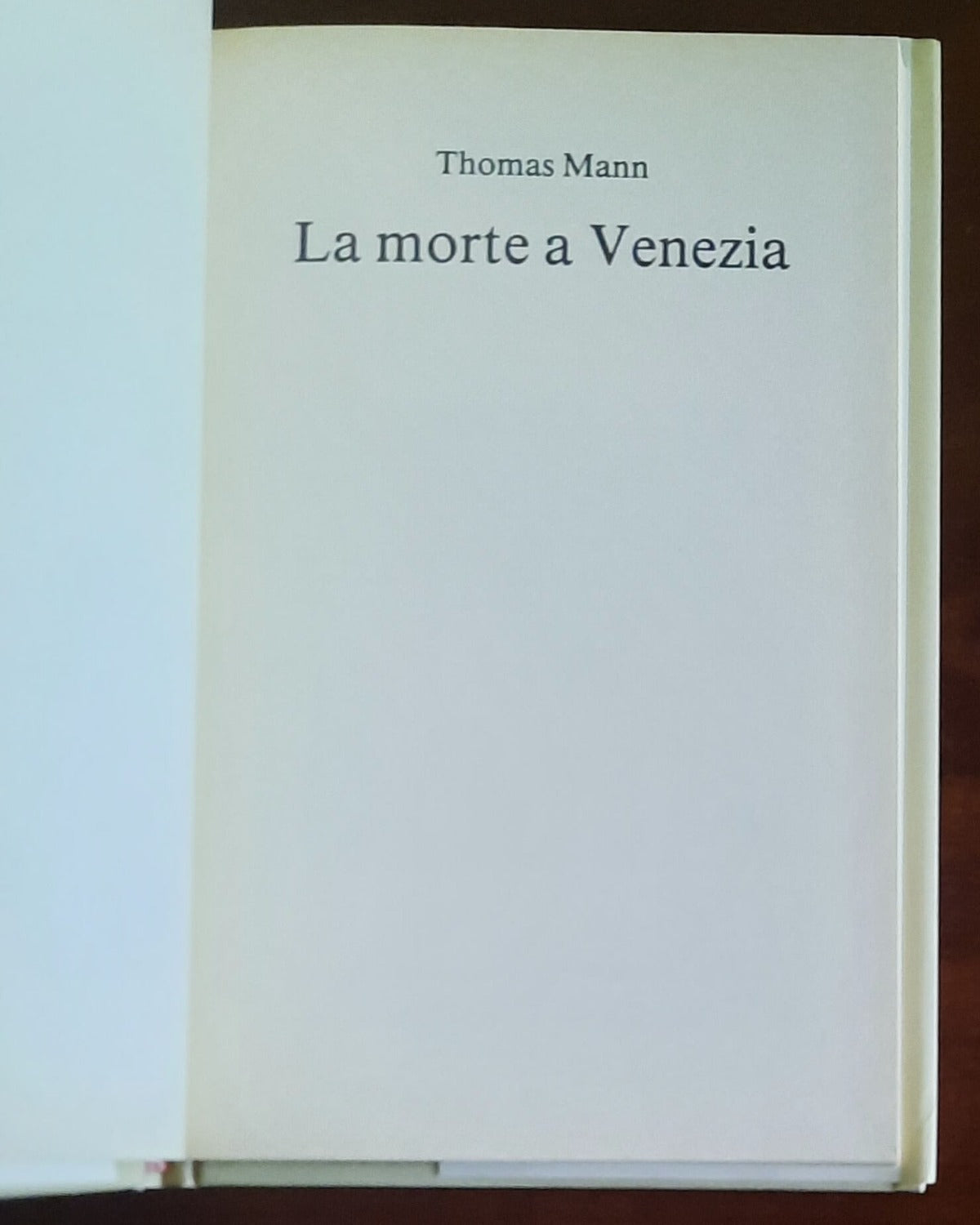 La morte a Venezia - di Thomas Mann - CDE