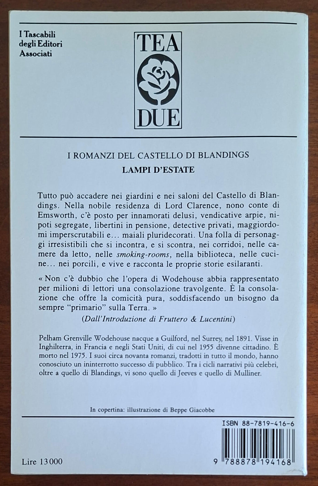 Lampi d'estate - di Pelham Grenville Wodehouse - Tea