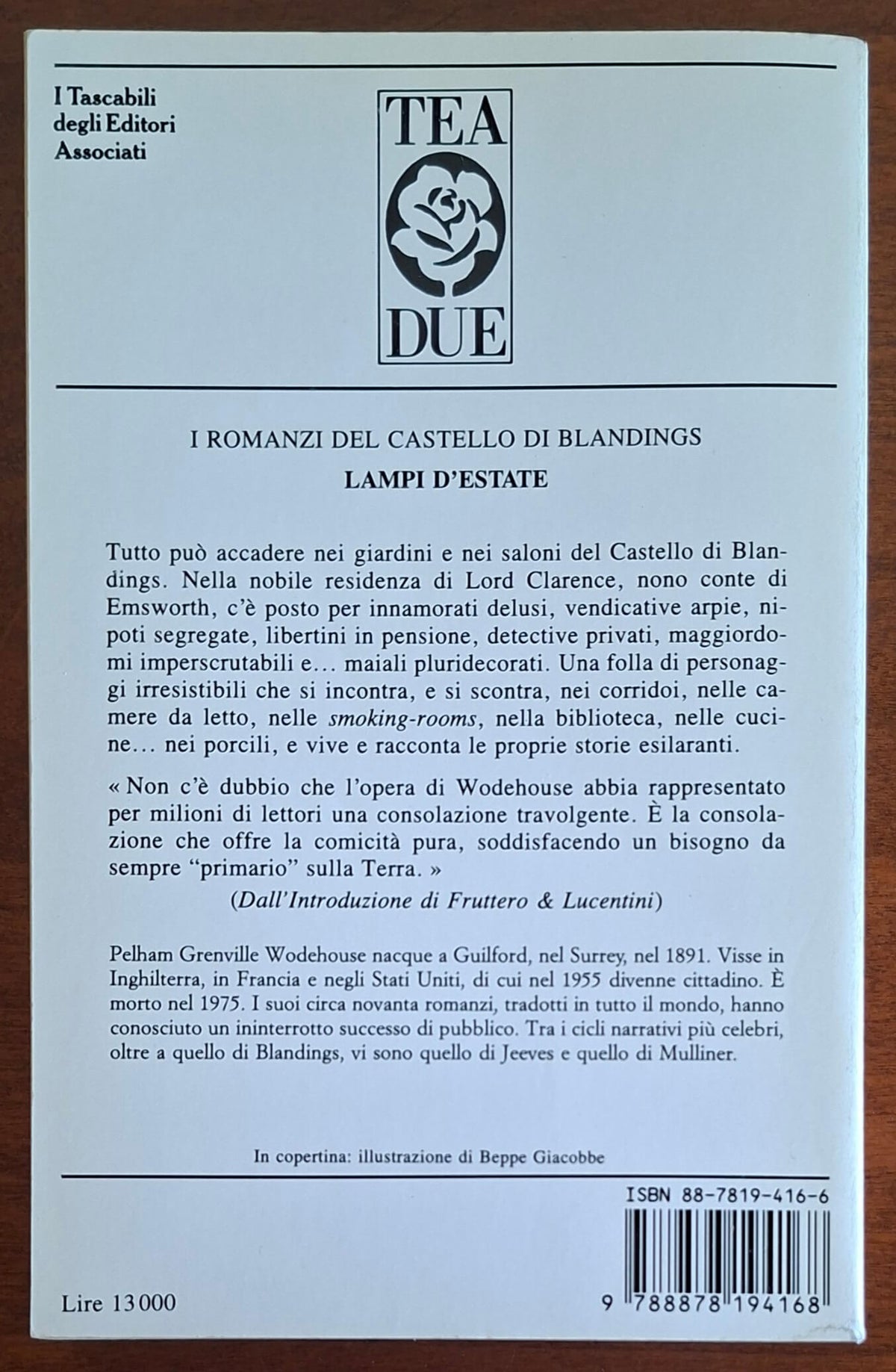 Lampi d'estate - di Pelham Grenville Wodehouse - Tea